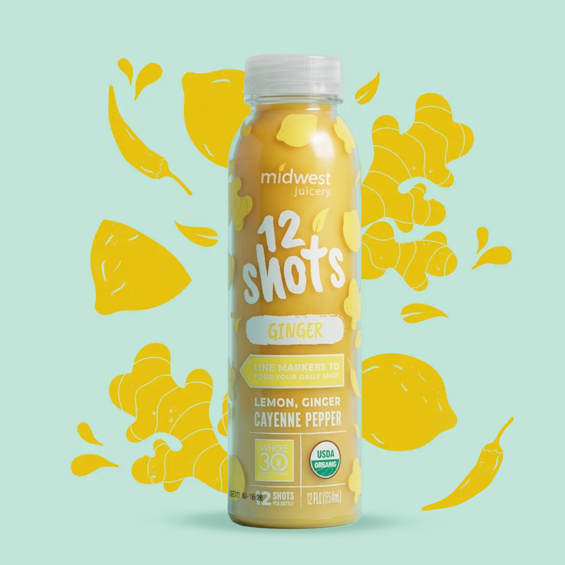 12 Shots - Ginger Shots