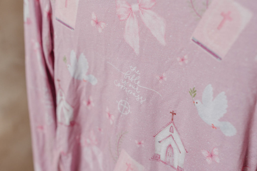 Bible is Our Compass Bamboo 2 Piece Pajama Set