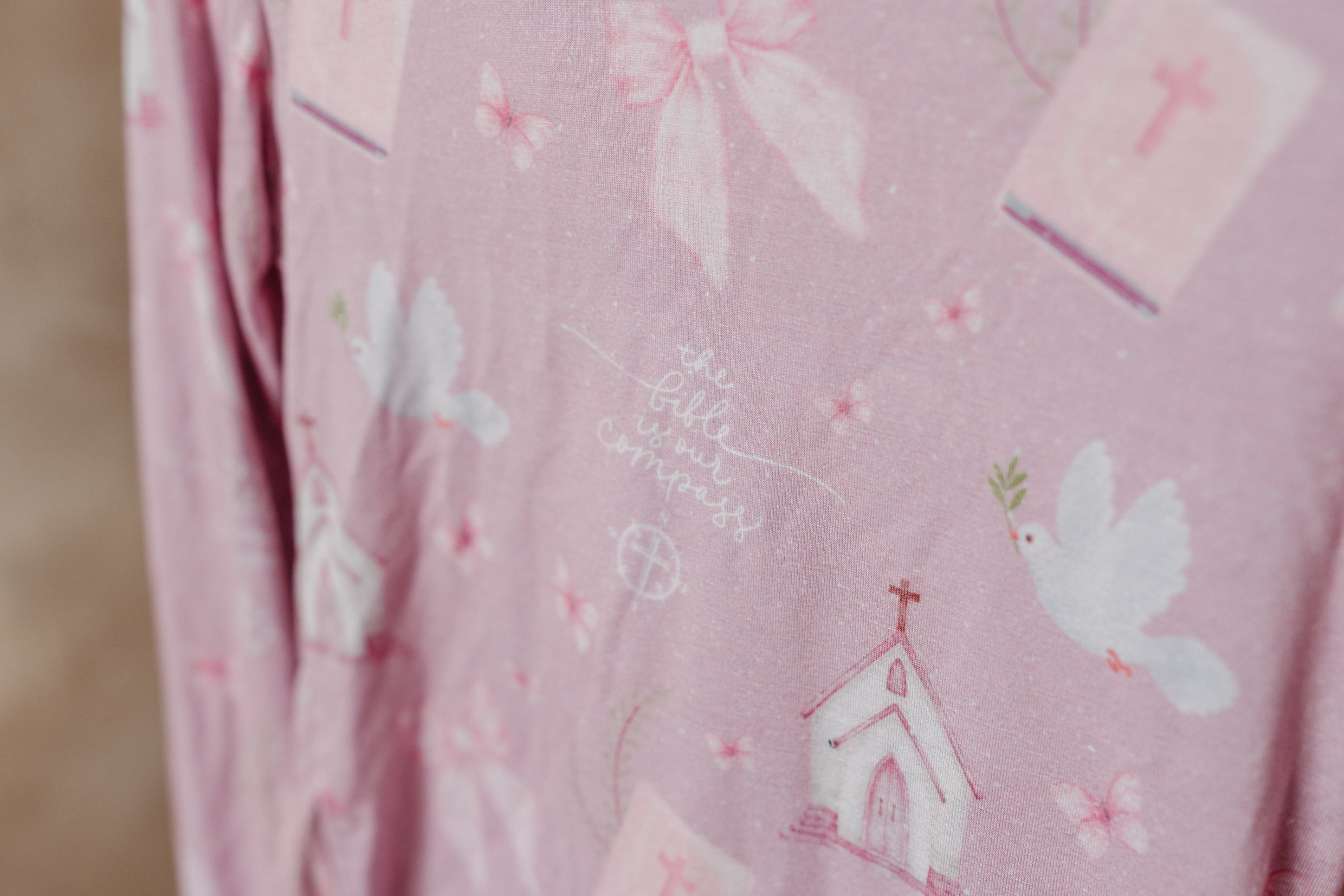Bible is Our Compass Bamboo 2 Piece Pajama Set