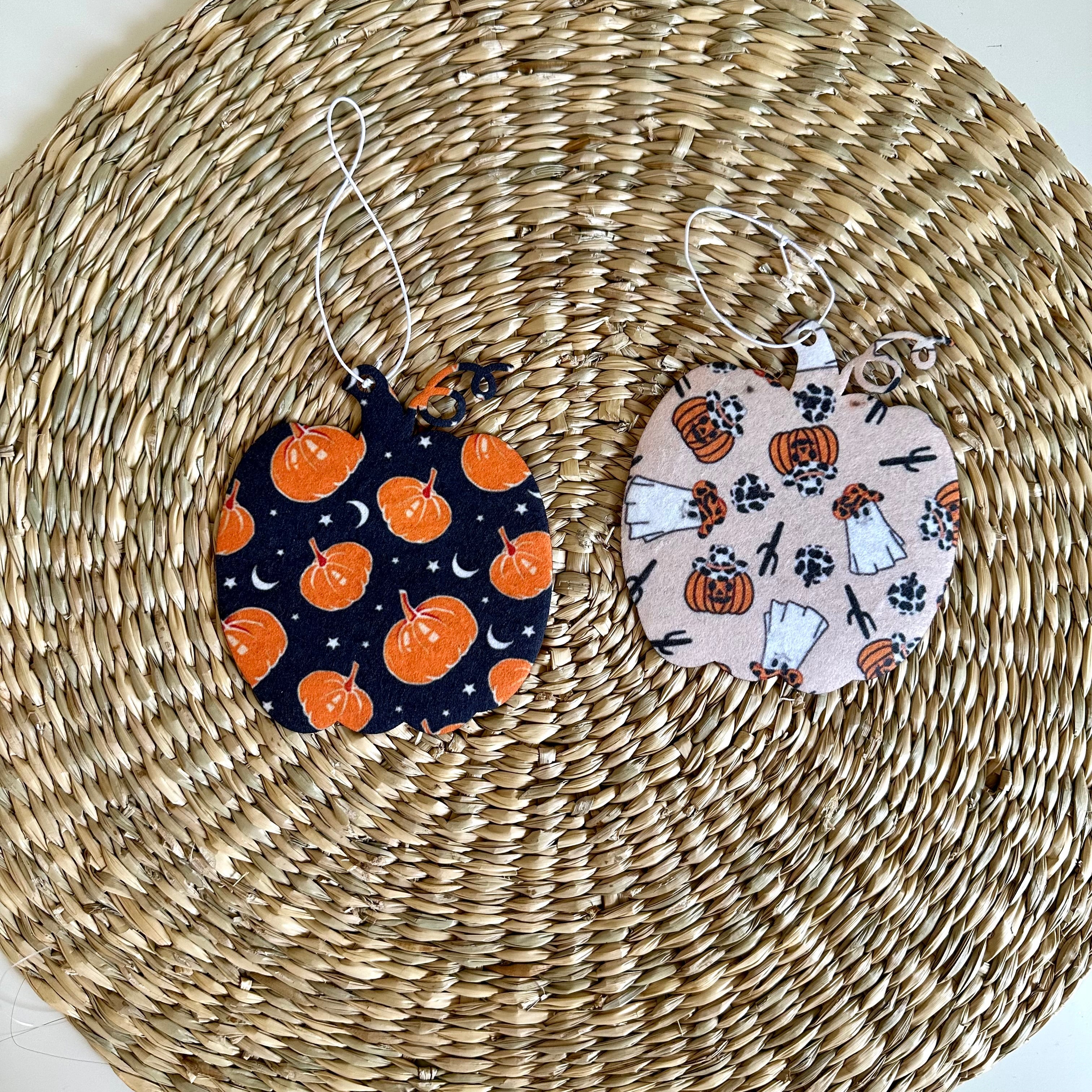 Western Pumpkin Car Air Freshener