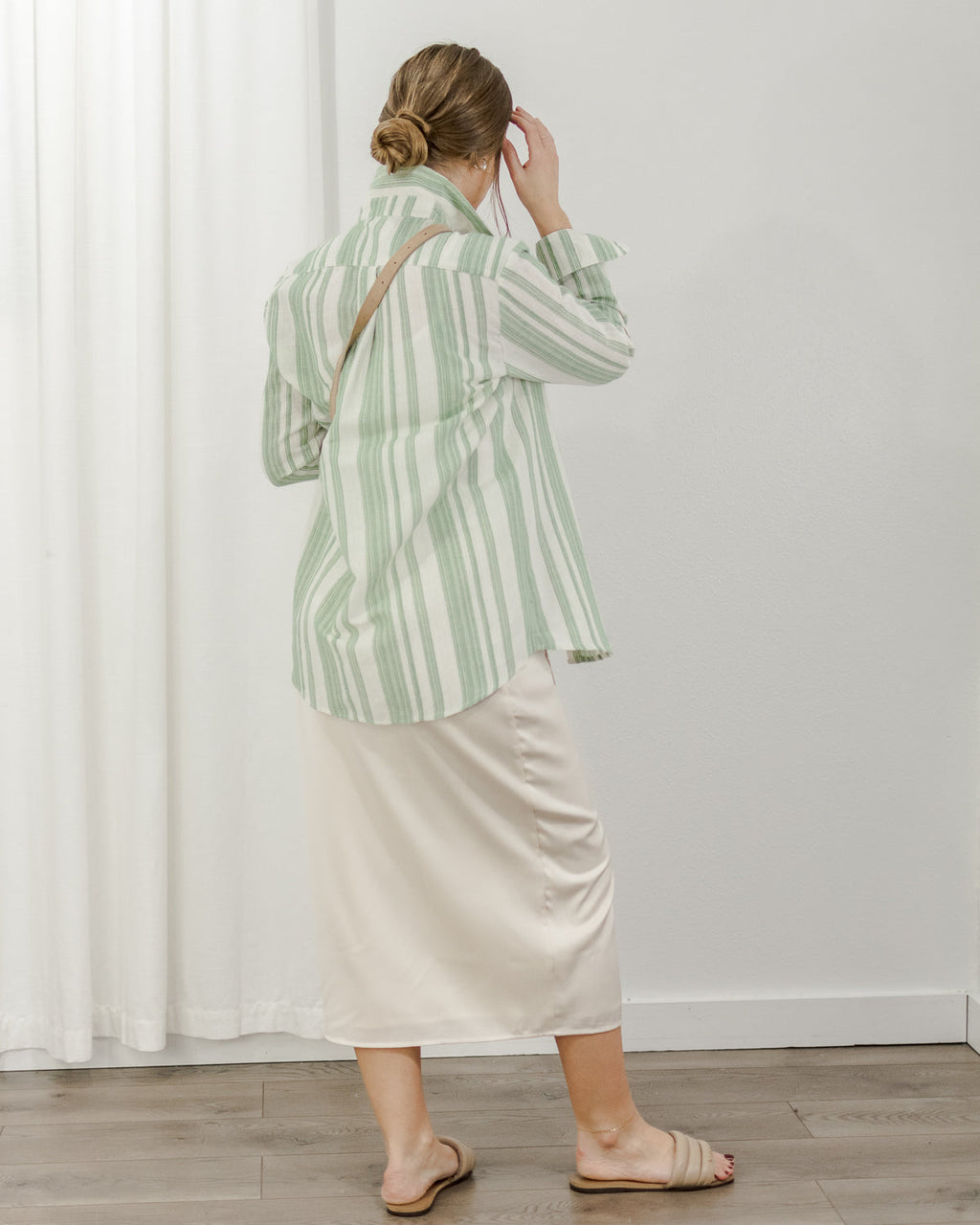 Brenda Satin Skirt