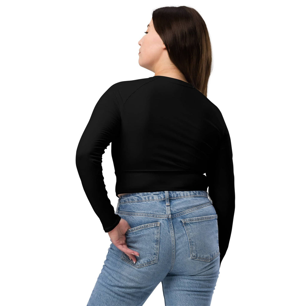 Women's Workout Crop Top | Long Sleeve Fit | Kallistii