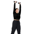 Women's Workout Crop Top | Long Sleeve Fit | Kallistii